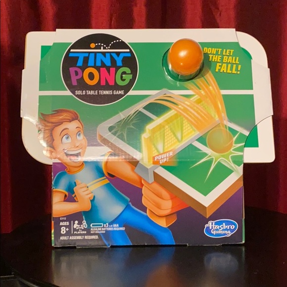 Hasbro Toys Tiny Pong Solo Table Tennis Game Poshmark